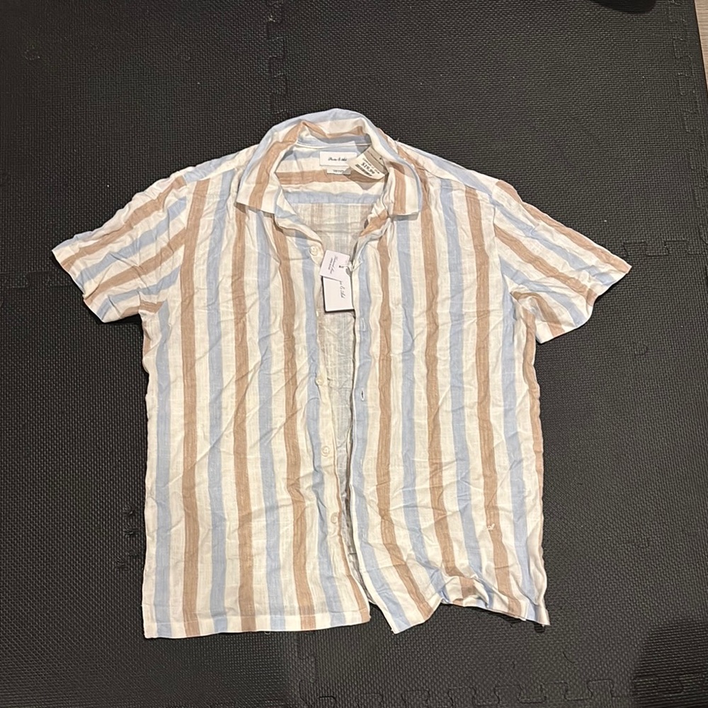 Men's Striped Casual Shirt